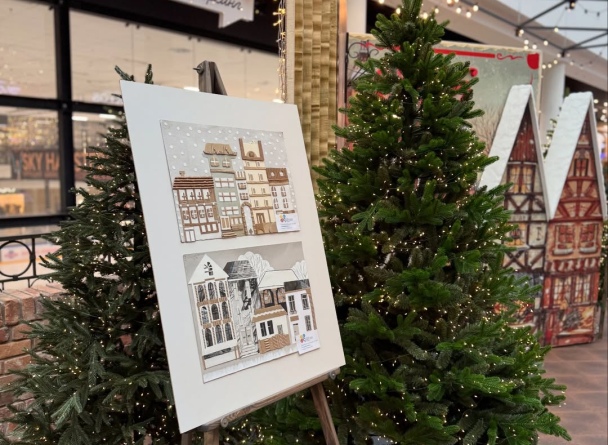 В творческом пространстве К.И.Т с 1 по 14 декабря проходит экспозиция «Зима» от ГУО «Детская «художественная школа искусств Гродно».